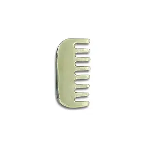 Indian Supplier Hammered Kansa Comb Anti Lice Anti Hair fall Hair Growth Comb Manufacturer Indian Factory