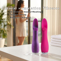 Leistungsstarker Heiz-Vibrator für Frauen Sextoy Erwachsenen-Sexspielzeug Weibliche Masturbationsgeräte Klitoris-Leck-Stimulator Sexspielzeug