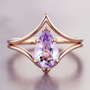 Anillo Artístico de Oro Blanco Macizo con Corte Baguette, Personalizado en Oro de 10K, 14K o 18K, Chapado en Rodio, Joyería Fina de Moda para Bodas, Fiestas y Aniversarios - Product Image 2