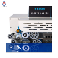 Machine de scellage à chaud semi-automatique intelligente de table de qualité industrielle TEPPS 280T pour sachets alimentaires en film PE avec fonction de comptage