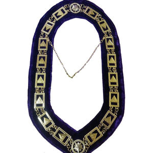 Collier de chaîne maçonnique Meilleure notation Tendance Design personnalisé Économique Premium Chaîne maçonnique Regalia - Product Image 5