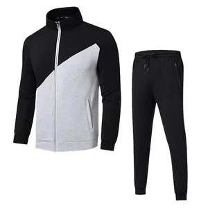 Chándal acampanado con cremallera para hombre Precio al por mayor Chándal acampanado estampado personalizado y conjunto con capucha - Product Image 3