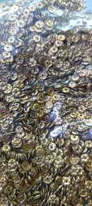 แผ่นพีวีซีสีดำสีทองเลื่อมหลวมทรงกลมขนาด5มม. สำหรับงานฝีมือแบบทำมือและอุปกรณ์ตกแต่งเสื้อผ้า - Product Image 5