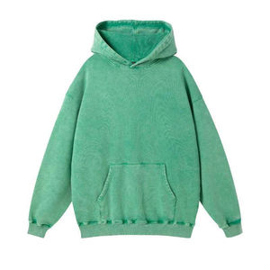 Sudadera con Capucha de Invierno de Algodón 100 % Lavado Ácido de 460 GSM, Corte Holgado y Regular, Estilo Casual Urbano para Hombre y Mujer - Product Image 6