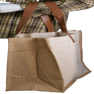 Sac à provisions fourre-tout en toile de coton biologique écologique pour femmes Sac à bandoulière promotionnel à bas prix imprimé avec logo personnalisé et fermeture éclair réutilisable - Product Image 2