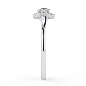 1.50 CT Marquise cut Diamond Halo Bague de fiançailles pour femme - Product Image 5