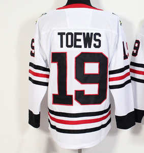 Maillot de hockey sur glace personnalisé unisexe pour adultes tissu polyester respirant broderie à coutures durables à séchage rapide pour clubs ligues - Product Image 5