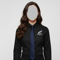 Kemeja Kerja Wanita Rajut Poliester/Katun Gaya Bisnis Berkualitas Tinggi Blus Tanpa Tali Logo Kustom Anti-Pilling