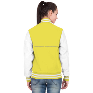Veste universitaire respirante matelassée en coton Streetwear avec broderie et finition teinte MCACVJ-344 les femmes Premium personnalisable - Product Image 4