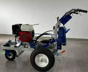 Macchina per la segnaletica stradale a spruzzo airless LP-500 di alta qualità con motore a benzina da 6,5 CV per verniciatura a freddo - Product Image 2