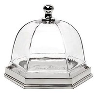 Beurrier et plateau en métal de qualité supérieure de couleur argent de haute qualité, accessoires de table pour la maison et l'hôtel