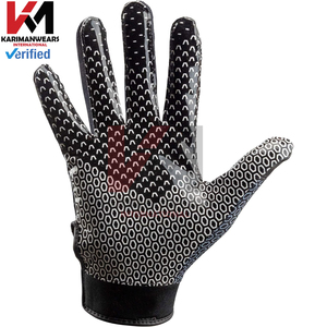 ถุงมืออเมริกันฟุตบอลกันลื่นทนทาน รับทำโลโก้ สวมใส่สบาย เหมาะสำหรับกีฬากลางแจ้งในฤดูหนาว ผู้จัดจำหน่าย - Product Image 5