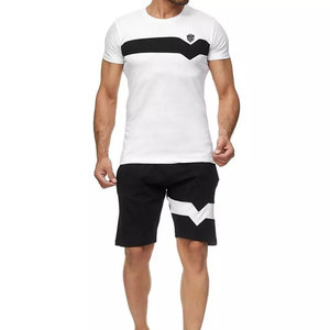 Vente flash - Ensemble de vêtements de sport respirants de haute qualité en polyester/coton - T-shirts décontractés d'été avec shorts assortis - Product Image 1