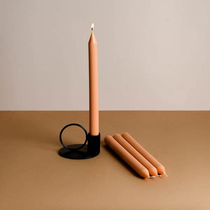 Best Seller Black Customized Packing Real Brass Candle Holder Luxury Metal New Design <b>Table</b> <b>Top</b> Decor <b>Display</b> Candle <b>Stand</b> - Product Image 1