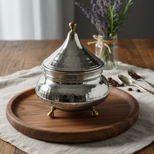 Azucarero de Cobre con Forma de Caldero de Bruja para Decoraciones de Halloween - Product Image 1