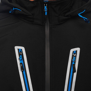 High Quality <b>Men's</b> Softshell Windbreaker <b>Jackets</b> Waterproof Outdoor Fashion Casual Clothing Customizable for Winter Use OEM - Product Image 5