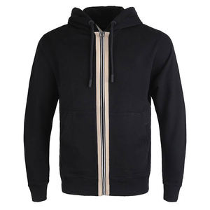 Sweats à capuche zippés personnalisés en polaire unie vierge Sweat à capuche zippé Boxy de haute qualité Sweats à capuche pour hommes de toutes tailles - Product Image 1
