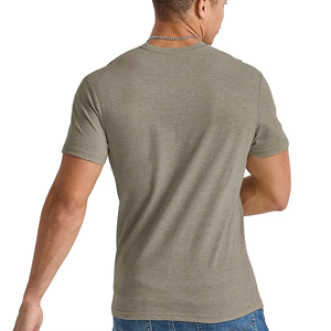 Camiseta raglán lisa con serigrafía de alta calidad para hombre, venta al por mayor a granel, camiseta de béisbol informal de algodón suave 180 GSM de verano para hombre - Product Image 4