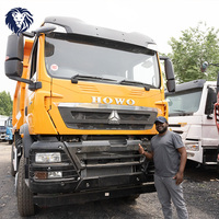 Camion benne Howo d'occasion, poids lourd chinois, 10 roues, 50 tonnes, 6x4, transmission automatique, conduite à gauche, diesel, émission Euro 3