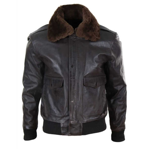 Best Quality Men's Genuine Leather Jacket Winter Bomber Motorcycle 100% Sheepskin Fur Leather Jacket Men's Pilot Bomber