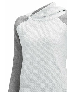 Sweat à capuche doublé pour femme, hiver, avec logo personnalisé, production OEM, tissu polyester/coton, coupe classique - Product Image 5