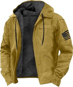 Veste en cuir pour homme tendance, idéale pour l'hiver, grande taille, motif uni, imperméable, respirante, prix raisonnable - Product Image 2