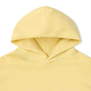 Sudadera con capucha desgastada de Color sólido para hombre, jersey de manga larga bordado liso teñido 100% algodón, ropa de moda de calle alta para invierno - Product Image 3