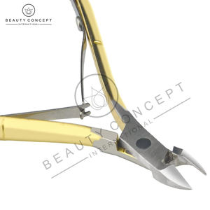 Nouveauté 2026 – Coupe-cuticules professionnel en acier inoxydable plaqué or, poignée dorée, ouverture large, qualité supérieure, best-seller - Product Image 5