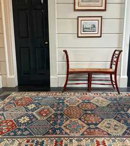 Tapis à nœuds de haute qualité Oushak Runner tapis multicolores turcs tricotés à la main pour les hôtels à la maison personnaliser la taille des tapis brodés - Product Image 1