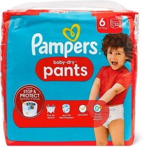 Pañales Tipo Pantalón Pampers Baby-Dry - Product Image 1