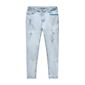 Pantalones vaqueros rasgados con espray para hombre, tiro alto elásticos de vaqueros negros, ajuste extremo, estilo ajustado rasgado, ropa de calle, vaqueros de moda para hombre - Product Image 3