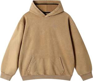 Sudaderas y sudaderas de moda para hombres Mujeres Parejas Hombres Sudadera con capucha de gran tamaño súper suave Camisa de peso pesado para hombres - Product Image 5