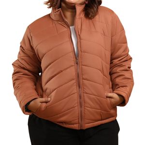 Veste bomber pour femme à manches longues, nouvelle et élégante, en coton rembourré avec doublure en nylon, taille adulte, vente chaude - Product Image 4