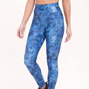 Leggings estampados de mujer con logotipo personalizado, ropa de fitness, mallas de yoga de cintura alta ajustadas y de compresión - Product Image 2