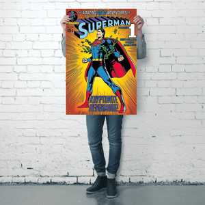 โปสเตอร์ซูเปอร์แมนสมัยใหม่ ปกการ์ตูน คริปทโรไนต์ นีเวอร์มอร์! สำหรับติดผนัง - Product Image 1