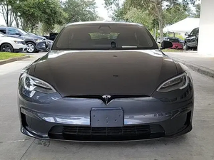 2021 Tesla โมเดลเอสลายสก๊อต SUV มอเตอร์ขับเคลื่อนคู่พวงมาลัยมัลติฟังก์ชั่นเบาะหนังที่นั่งด้านหลังรถมือสอง - Product Image 2