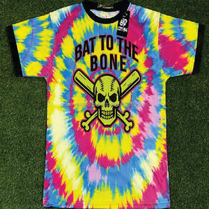 T-shirts en polyester respirant, antibactérien, à séchage rapide, personnalisés par sublimation, de bonne qualité, en gros, logo personnalisé, baseball - Product Image 3