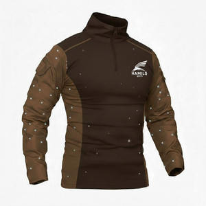 T-shirt de compression à manches longues à faible MOQ, personnalisez votre propre logo, t-shirt de compression pour hommes en vente - Product Image 4