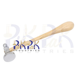 ไล่ค้อนแบบแบนเส้นผ่าศูนย์กลาง38มม. เครื่องมือทำเครื่องประดับ dapping ค้อนลายนูนสองด้านเครื่องมือไล่จับ - Product Image 6