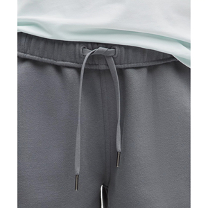 OEM/ODM Pantalones cortos para mujer 100% algodón color gris sólido logotipo impreso personalizado con bolsillos laterales pantalones cortos de hip hop transpirables para mujer - Product Image 5