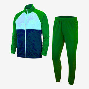 Conjunto Deportivo de Invierno de Dos Piezas con Estampado Atlético, Chaqueta Cortavientos con Cuello Alto y Logotipo Personalizado - Product Image 2