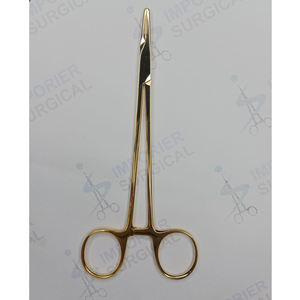 Portaagujas de acero inoxidable, instrumentos quirúrgicos, pinzas hemostáticas reutilizables para sutura, herramientas médicas curvas rectas - Product Image 6