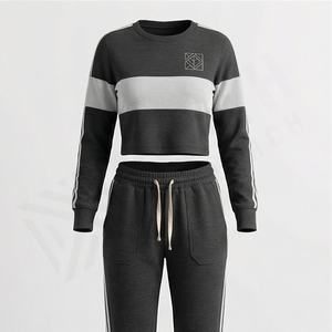 Conjuntos de Pantalones de Dos Piezas de Moda, Ropa de Diseñador Sólida, Novedades de Invierno 2025, Chándales Deportivos para Mujer, Ropa de Lujo - Product Image 1