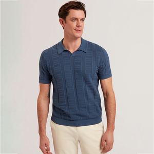 เสื้อโปโลของผู้ชายแบบแห้งเร็วผ้า35% โพลีเอสเตอร์ผ้าฝ้าย65% โลโก้ที่กำหนดเองพื้นพื้นพื้นโดยผลิตภัณฑ์ huzaifa - Product Image 1