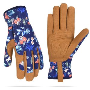 Gants de jardin en cuir pour femmes de haute qualité pour le désherbage de jardinage - Product Image 1