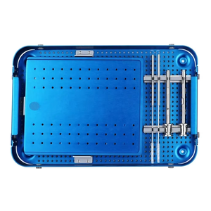 Kit d'instruments de fusion vertébrale pour système de plaques cervicales orthopédiques antérieures de qualité supérieure, plaques en titane, vis osseuses, étui, CE ISO - Product Image 5