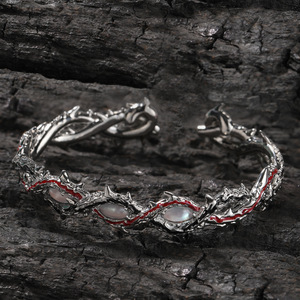 Bracelet délicat en perles de pierre œil de <span class=keywords><strong>chat</strong></span> naturelle et brillante, plaqué or 18 carats, en laiton, pour femme et homme, bijoux étanches - Product Image 3
