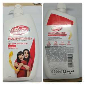 Soin doux rafraîchissant 1L nettoyant pour le corps antibactérien formule argent bouée de sauvetage nettoyant doux pour la peau forme liquide d'exportation en vrac - Product Image 4