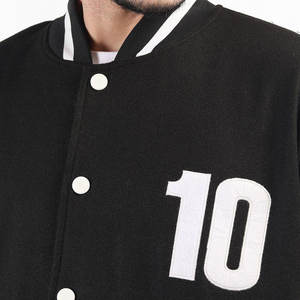 Veste universitaire en gros, fabricant pakistanais, patchs brodés, veste universitaire de couleur unie, vêtements d'extérieur, veste universitaire d'école - Product Image 6