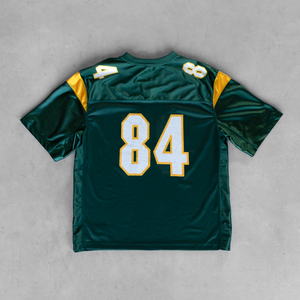 Vente en gros sur mesure de maillot de football américain rétro en maille entièrement imprimé par sublimation short de style streetwear surdimensionné - Product Image 2